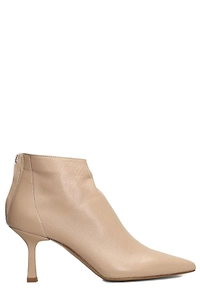 Gisel Moire Elise High Heeled Ankle Boots