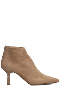 Gisel Moire Elise High Heeled Ankle Boots