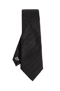 Giorgio Armani Monogram Pattern Tie