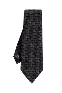 Giorgio Armani Monogram Pattern Tie