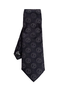Giorgio Armani Monogram Pattern Tie