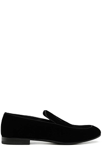 Giorgio Armani Monogram Slip-On Loafers