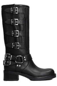 Gisel Moire Windsor Biker Boots