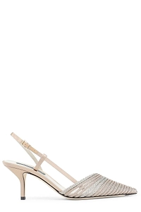 Giorgio Armani Pointed-Toe Slingback Pumps