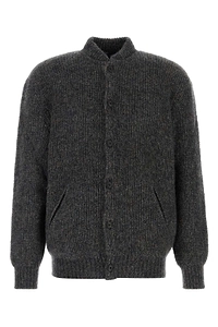Giorgio Armani Ribbed Knit Cardigan