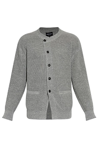 Giorgio Armani Ribbed Pocket Cardigan
