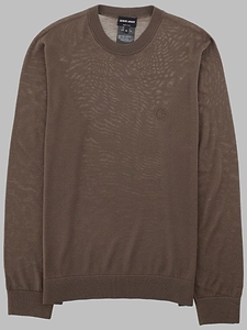 Giorgio Armani Sheer Logo Knitted Sweater