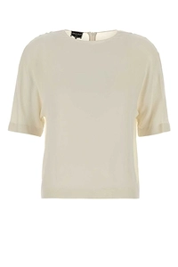 Giorgio Armani Short-Sleeved Crewneck Biouse