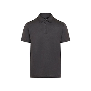 Giorgio Armani Silk Cotton Polo Shirt