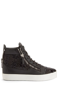 Giuseppe Zanotti Kriss Woven High-Top Sneakers
