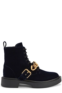 Giuseppe Zanotti Adric Velvet Biker Boots