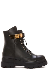 Giuseppe Zanotti Alexa Logo Engraved Lace-Up Boots