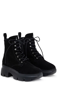 Apocalypse Round Toe Lace-Up Boots