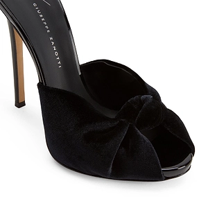 Giuseppe Zanotti Bridget Velvet Sandals