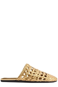 Giuseppe Zanotti Cage Woven Flat Mules