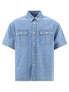 Givenchy 4G Boxy Fit Denim Shirt
