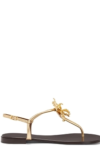 Orchid Floral Thong Sandals