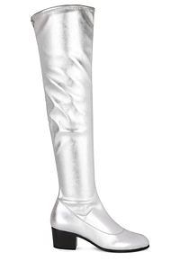 Portland Metallic Effect Knee-Length Boots