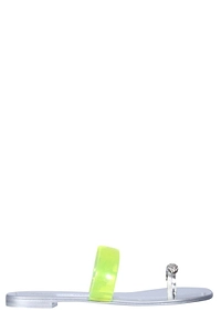 Giuseppe Zanotti Ring Plexi Slip-On Sandals