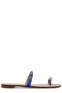 Giuseppe Zanotti Ring Embellished Flat Sandals