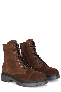 Giuseppe Zanotti Rombos Lace-Up Combat Boots