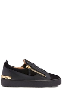 Giuseppe Zanotti Round Toe Lace-Up Sneakers