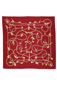 Givenchy Chain-Link Printed Scarf