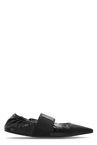 Crush Pointed-Toe Ballet Flats
