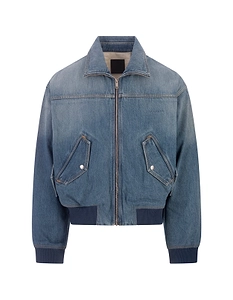 Givenchy Denim Bomber Jacket