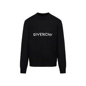 Givenchy Intarsia-Knit Crewneck Jumper