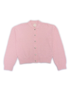 Givenchy Kids 4G Jacquard Knitted Cardigan