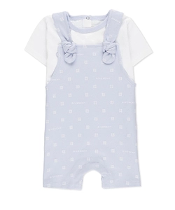 Givenchy Kids 4G-Print Crewneck Babygrow Set