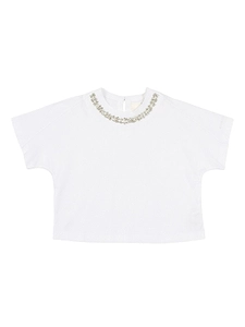 Givenchy Kids Embellished Crewneck T-Shirt