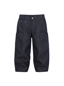 Givenchy Kids Herringbone Pattern Wide Leg Cargo Pants