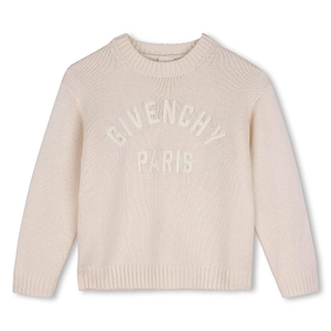 Givenchy Kids Logo Embroidered Crewneck Jumper