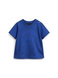 Givenchy Kids Logo Embroidered Crewneck T-Shirt