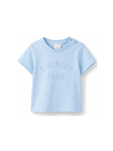 Givenchy Kids Logo Embroidered Crewneck T-Shirt