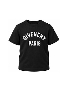 Givenchy Kids Logo Embroidered Crewneck T-Shirt