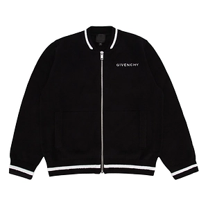 Givenchy Kids Logo Embroidered Zip-Up Cardigan