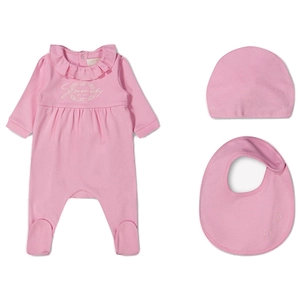 Givenchy Kids Logo-Embroidered Three-Piece Pajama Set