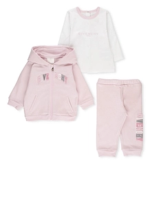 Givenchy Kids Logo Patch Zipped Tracksuit