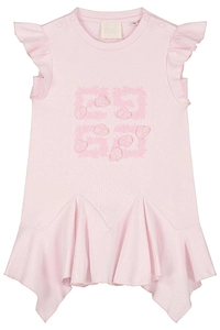 Givenchy Kids Logo Pleated Dress