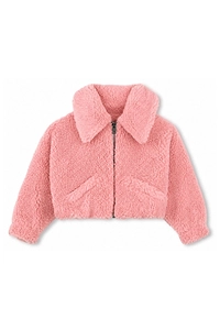Givenchy Kids Zip-Up Faux-Fur Jacket