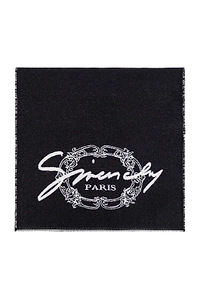 Givenchy Logo Frayed Edge Scarf