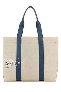 Givenchy Logo Large Canvas Tote Bag