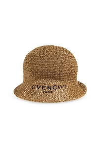 Givenchy Logo Open-Weave Hat
