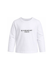 Givenchy Kids Logo Printed Long-Sleeved T-Shirt