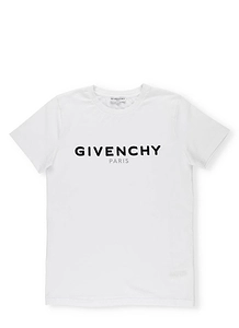 Givenchy Kids Logo Printed Crewneck T-Shirt