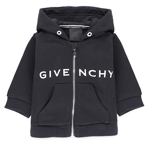 Givenchy Kids Logo-Printed Zipped Hoodie