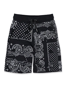 Givenchy Kids Paisley Printed Drawstring Shorts